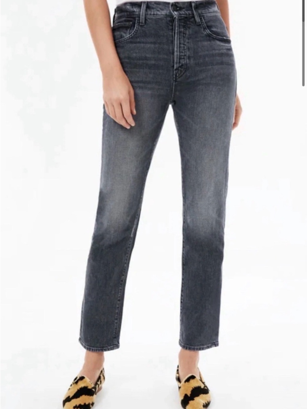 MOTHER Denim High Waisted Hiker Hover Midnights With Molly Color Size 25 EUC